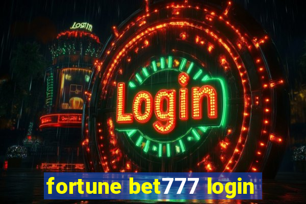 fortune bet777 login